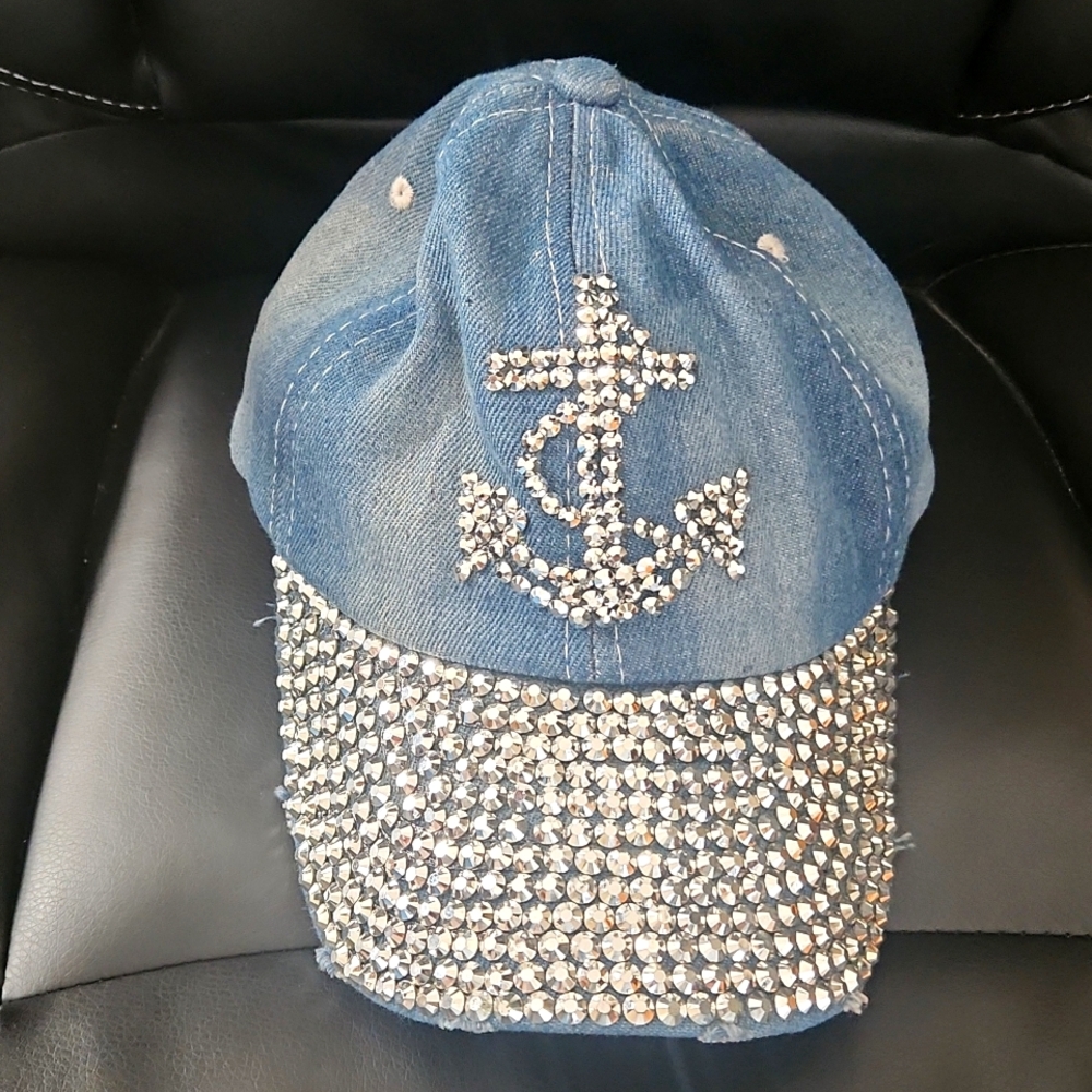 Studded baseball cap - Womens